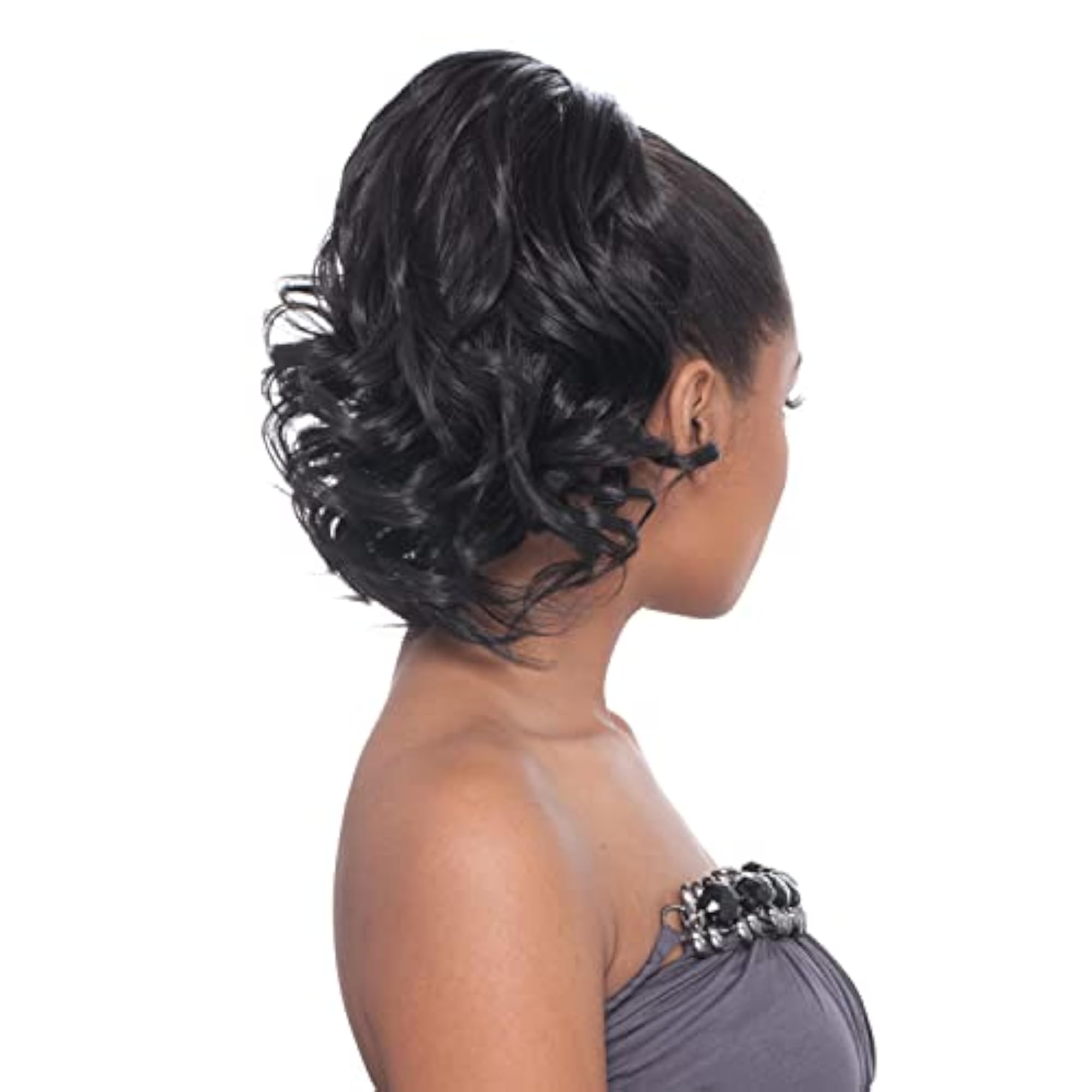 YAKY Straight 12" Drawstring Ponytail Hairpiece, Everyday Style