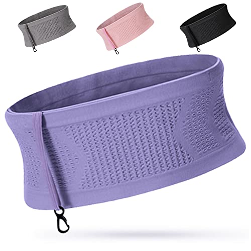 NEVRAH Multifunktionale, Atmungsaktive, Verdeckte HüFttasche Aus Strick, Multifunctional Knit Breathable Concealed Waist Bag, Large Capacity Running Waist Pack for Running and Outdoor