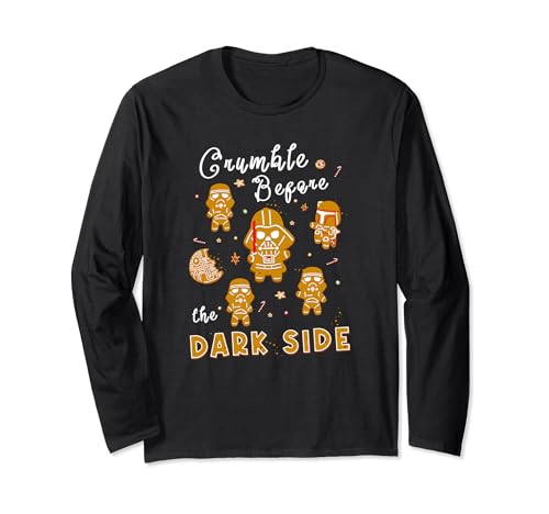 T-shirt Star Wars de Noël manches longues en coton premium à la finition soignée