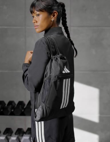Image of adidas Alliance Sackpack Drawstring Bag, Eqt Green /3, One Size, Alliance
