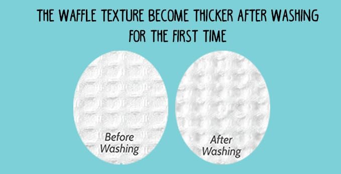 Miniatura 3 de Studio 9Thirty3 Tricks for Treats Yorkshire Terrier Halloween Kitchen Waffle Towel Yorkie Fall Decor (White Towel, Yorkie no Name)