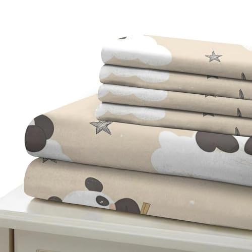 Housse de couette panda 3D lit double parure de lit microfibre garçon - 7