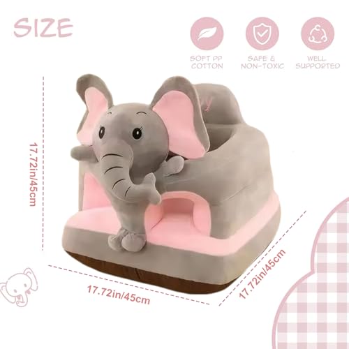 Chaise de bébé asseyez-moi éléphant gris contre les bascules - 4