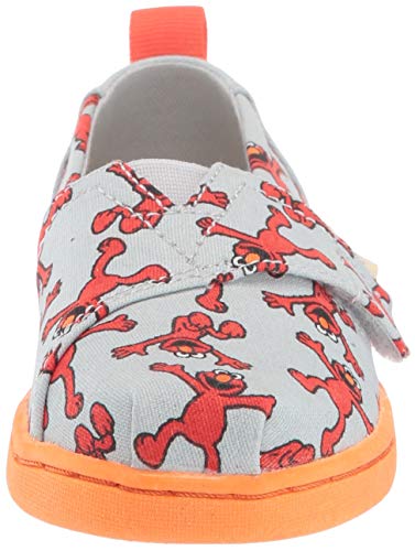 Espadrilles TOMS Tiny Alpargata gris clair en toile durable pour enfants - 2