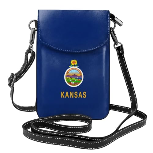 Mini sac à bandoulière imprimé Kansas léger et compact pour femme