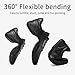 Imagen de Kvwqoty Zapatillas Cheerleader Mujer Cheerleading Zapatos de Animadoras para Niñas Cheer Sneakers Fitness Aeróbic Zapatos con Cordones Entrenamiento Shoes Negro 39