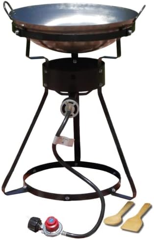 24" Portable Propane Outdoor Cooker Stove with Wok