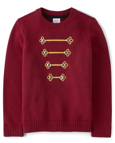 Image of Gymboree Boys' and Toddler Embroidered Pullover Crew Neck Sweatshirt