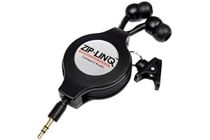 Cables Unlimited Retractable 2.5mm Audio Earbuds - Black