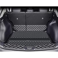 Kofferbakmatten Voor Toyota Voor Corolla Cross 2020 2021 2022 Auto Kofferbak Boot Mat Waterdichte Vloermatten Tapijt Anti Modder Lade Cargo Liner Autokofferbakmatten (Kleur : Black with beige2