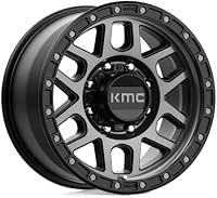 KMC KM544 Mesa Black Machined w/Grey Tint Wheels 17 In 17x9 +18 KM54479087418