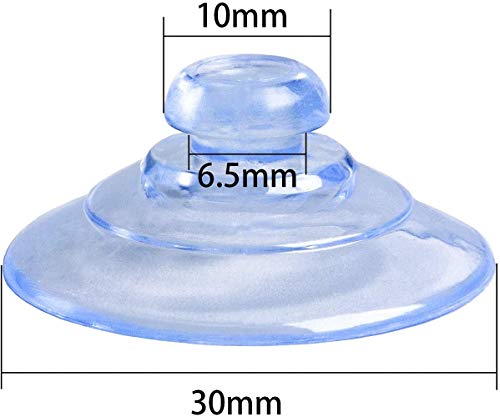 image for QDiShi 10 Pcs Radar Detectors Suction Cups for Clear Cobra Escort and 