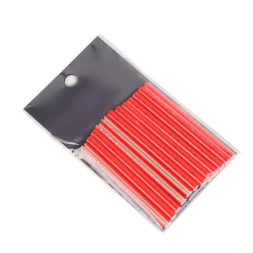 12 tubi riflettenti per ruote di bicicletta, progettati per prestazioni ottiche costanti su diversi livelli di luce ambientale (rosso)