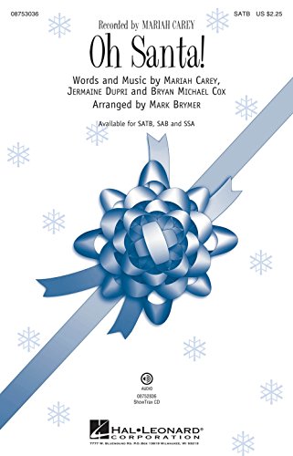 Hal Leonard Oh Santa! ShowTrax CD by Mariah Carey Arranged by Mark Brymer