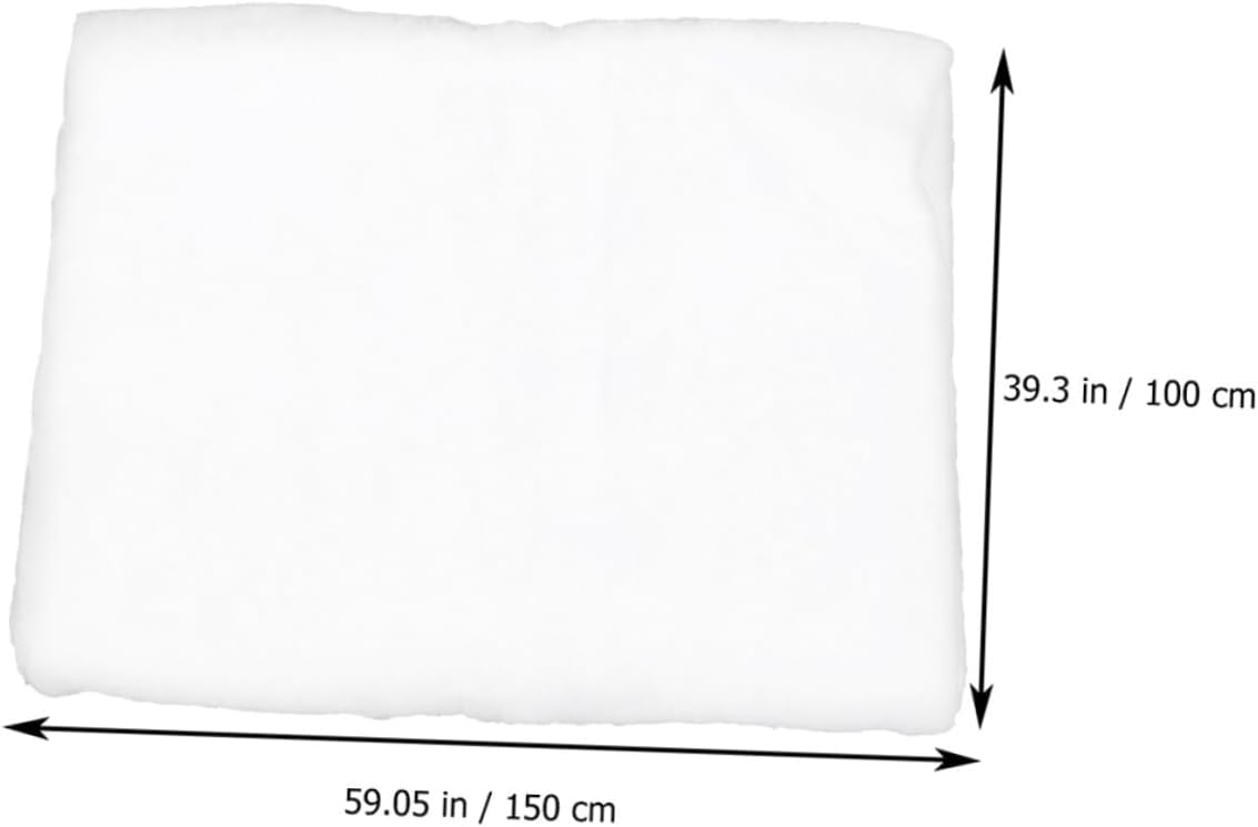 2pcs Artificial Snow Blanket for Christmas Village, Thick White Faux Snow Carpet 1.5x1m for Indoor Winter Holiday Decoration and Village Display