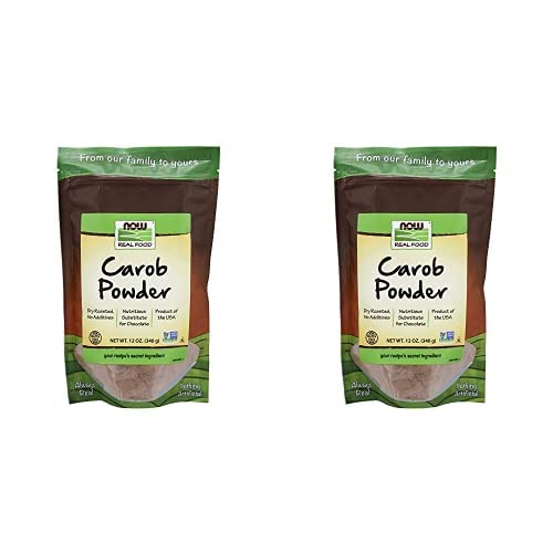 Now Natural Foods, Carob Powder, Dry Roasted, Additive-Free, Nutritious Substitute For Chocolate, 12-Ounce (Packaging May Vary) (Pack Of 2) #TOP18