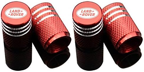 Car Tire Air Valve Caps- Auto Wheel Tyre Dust Stems Cover with Logo Emblem Waterproof Dust-Proof Universal fit for Cars, SUV, Truck, Motorcycles 4 Pieces