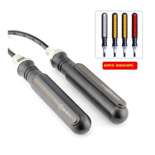 Indicateurs clignotants moto feux de stop arrière et lampe DRL