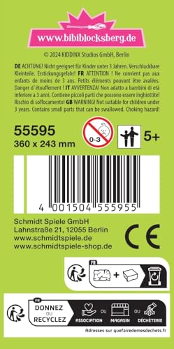 Schmidt Spiele 55595 Bibi Blocksberg, 4 Kinderpuzzle im Metallkoffer, 2x60 und 2x100 Teile, Farblich Sortiert