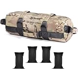 Yes4All Sandsäcke zum Trainieren, ungefüllte, verstellbare Sandsäcke für Krafttraining, mit Griffen, mehrere Farben und Größen, 2,3–90,7 kg