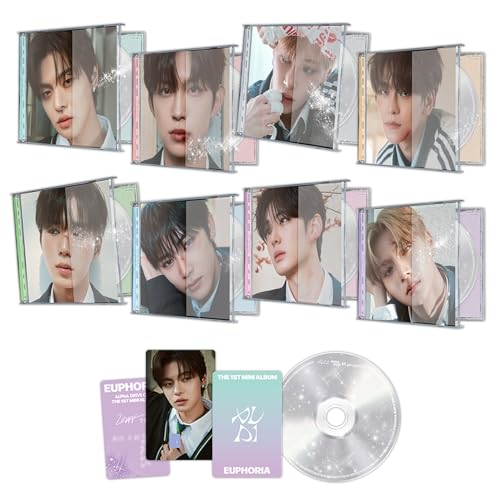 ALPHA DRIVE ONE - THE 1ST MINI ALBUM [EUPHORIA] (JEWEL CASE Ver. - Random) Cover + CD-R + Photocard + Card Sticker + Gift
