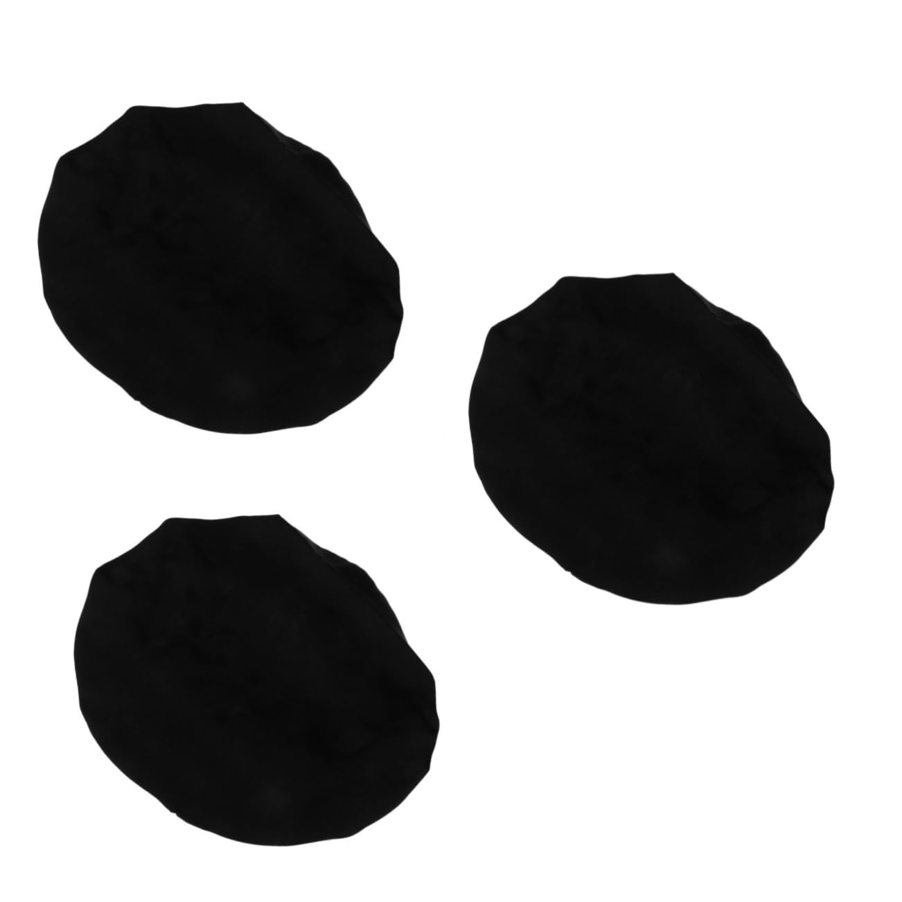 3stücke Seidene Schlafhaube Für Damen Verstellbare Haarpflege-haube Für Nachtgebrauch Für Lockiges Haar Schwarz Schützt Ihr Haar Während Des Schlafs Handwaschbar