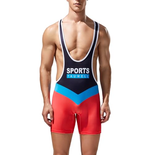 YUFEIDA - Body de sport pour hommes à manches longues, sous-vêtements actifs, combinaison de boxe, tenue de lutte, sous-vêtements de base, body, XL