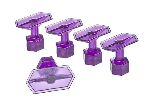 Image of Black Plague Crease Reaper Dead Center 15 mm x 30 mm Purple Hex Tabs (5 Tabs)