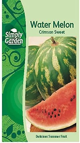 Simply Garden Watermelon Crimson Sweet Seeds for Planting Fruit Grow Your Own Garden