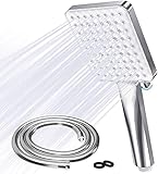 DUSCHKOPF MIT 6 STRAHLARTEN - Duschspray, Kraftmassage, Nebel, Nebel + Spray, Duschspray Massage, Nebel + Massage. Jedes Spraymuster bietet Ihnen ein Genussbad und ein wunderbares Erlebnis.