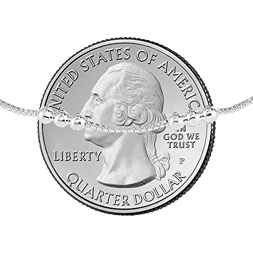 Savlano 925 Sterling Silver 9, 10 Inches Chain Anklet for Women Comes With a Gift Box3