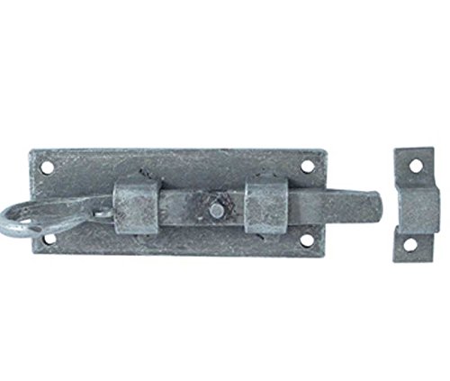 Straight Bolt 100mm HF25 Frelan in Antique Pewter from EUROART