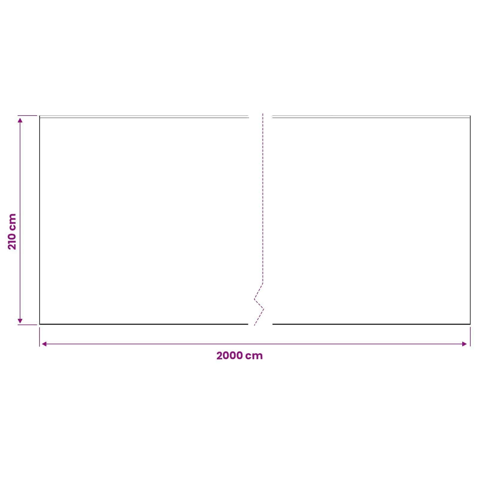 12er Set Staubschutzfolie 210 x 2000 cm Abdeckfolie mit Klebeband für Renovierung Malerschutz Schutzfolie Möbel Boden