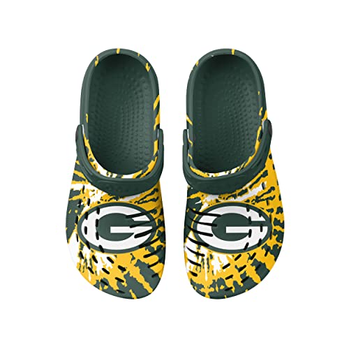 Image of FOCO Mens NFL Team Logo Tie-dye Garden Water Sandals Shoes Slipper Clogs with Strap