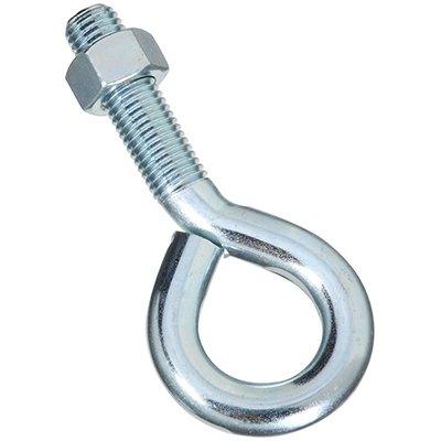 N347-716 0.75 x 6 in. Zinc Eye Bolt with Hex Nut