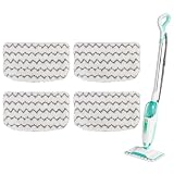 4 Pack Thickened Shark Steam Mop Replacement Pads, Durable Microfiber Mop Pads Compatible with Shark S1000/S1000A/S1000C/S1000WM/S1001C, Washable Pads for Pet Owners and Families with Kids