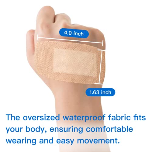 Careus Painless Bandages For Sensitive And Elderly Skin - Xl Flexible Fabric, Max Hold Silicone Adhesive, Latex-Free, Breathable & Absorbent - 32-Count Pack (8Ct X 4) #TOP1