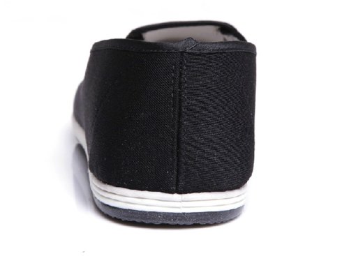 UNOW Chinese Traditional Cloth Kung Fu Shoes,Black4