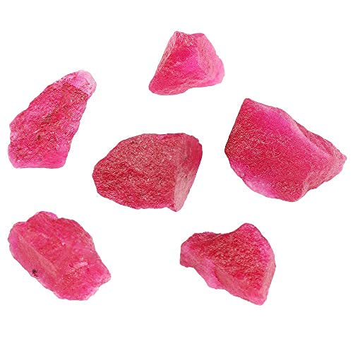GEMHUBRuby Stones from Africa 58.50 Ct 100% Natural Untreated Rough Ruby Gems Set of 5 Pcs Gemstone Beads DS-730, gemstone, gemstones lot