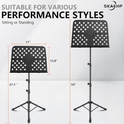 SKAEHP Sheet Music Stand, Metal Portable Music Stand by SKAEHP - Used condition - Image 7