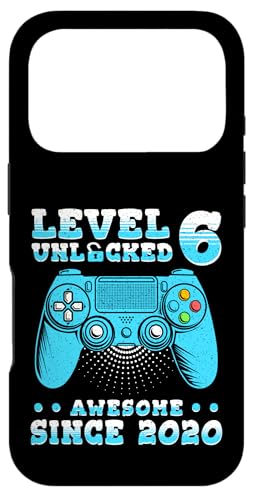 Level 6 Unlocked Birthday 6 Year Old Boy Gifts 6th Birthday �X�}�z�P�[�X iPhone 17 Pro �p