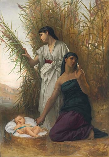 Cartel de lona decorativo de 60x90cm basado en la obra de Elizabeth Jane Gardner Bouguereau