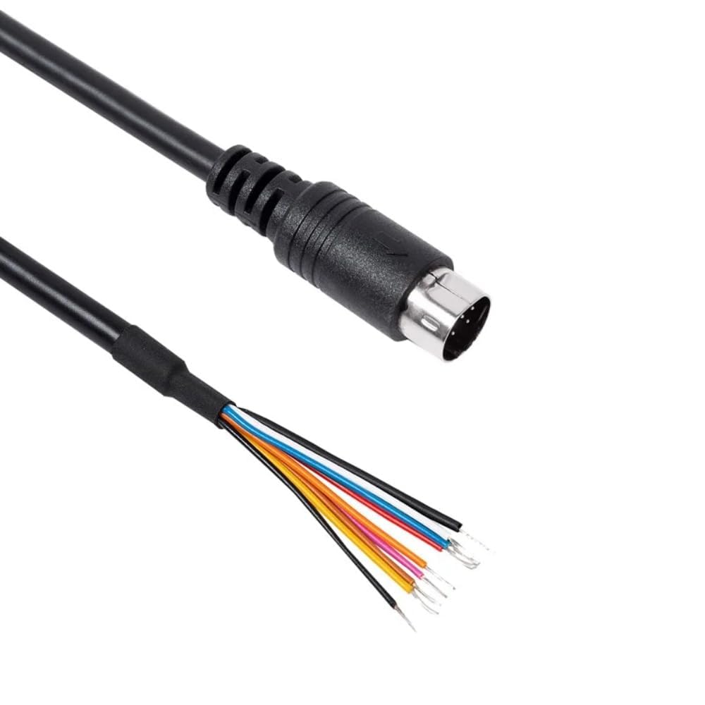 Cavo amplificatore Yaesu a 10 pin da mini DIN a fili nudi SCU-28 per Yaesu FTDX-10, FTDX-1200, FT-450, FT-950, cavo di collegamento lineare per amplificatore (100 cm)