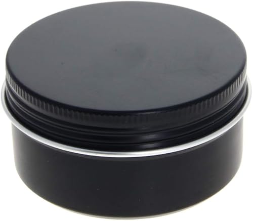 Vista 250 de Othmro Latas redondas de aluminio para tapas de metal, con tapa de rosca de 2.0 fl oz/2 onzas, 2.677 x 0.984 in (D* H) contenedores de aluminio