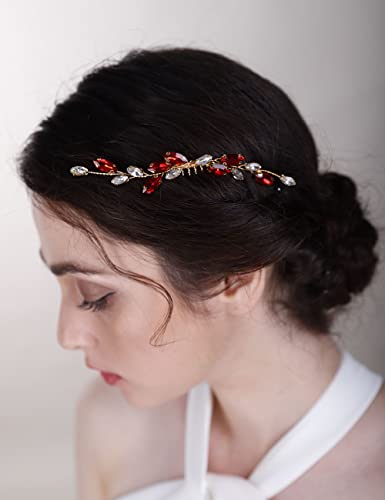 Peine para cabello Rhinestone color rosa 14 cm miniatura 5