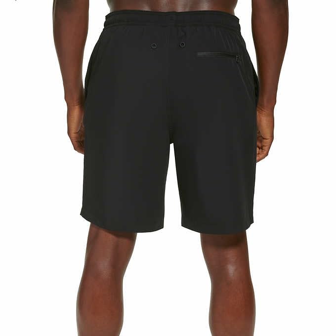 KIRKLAND Signature Men's Swim Shorts with Comfort Waistband and Liner | Black, Medium3