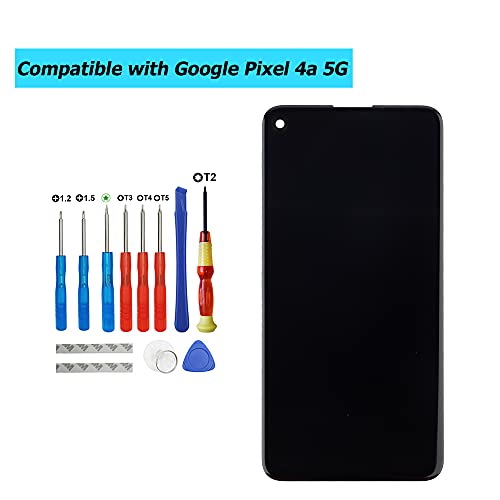 Image of New OLED Display Compatible with Pixel 4A 5G GD1YQ G025I 6.2 inch Touch Screen Digitizer Assembly Replacement Parts with Toolkit