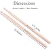 WOGOD 5A Drum Sticks Classic Drumsticks Wood Tip Drumstick 3 Pair