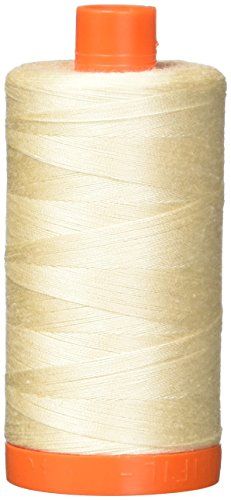 Image of Aurifil A1050-2000 Mako Cotton Thread Solid 50WT 1422Yds Light Sand