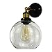 Produktbild Loft Bar Küche Café-Wandleuchten Glasballon Weinlese-Zubehör Wandlampe Metall Industrial Hell